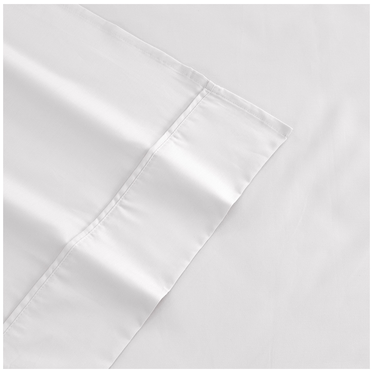 Ardor 1500 TC Cotton Rich Sheet Sets King Bed White | Cos...