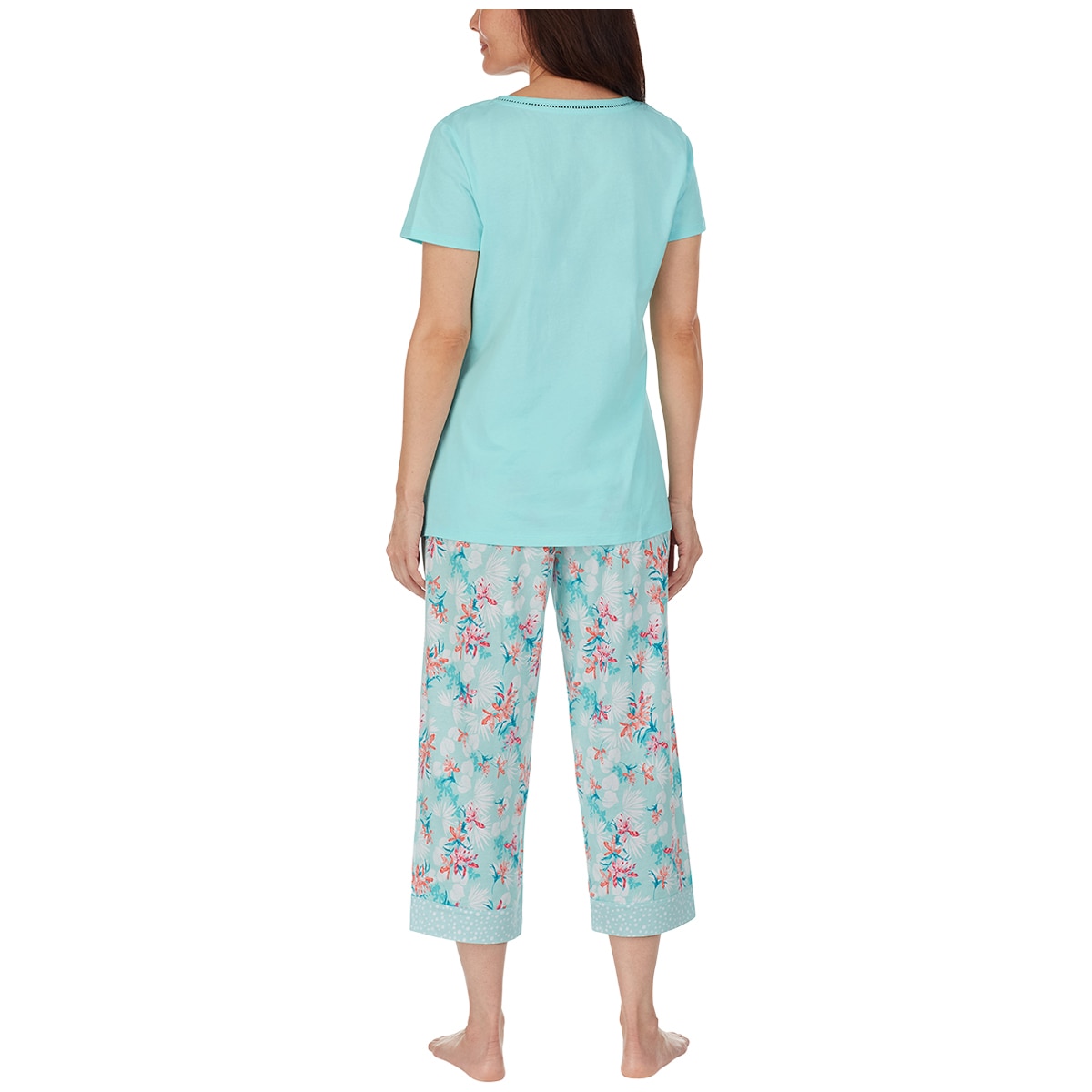 Carole Hochman 4 Piece Pyjama Set - Aqua