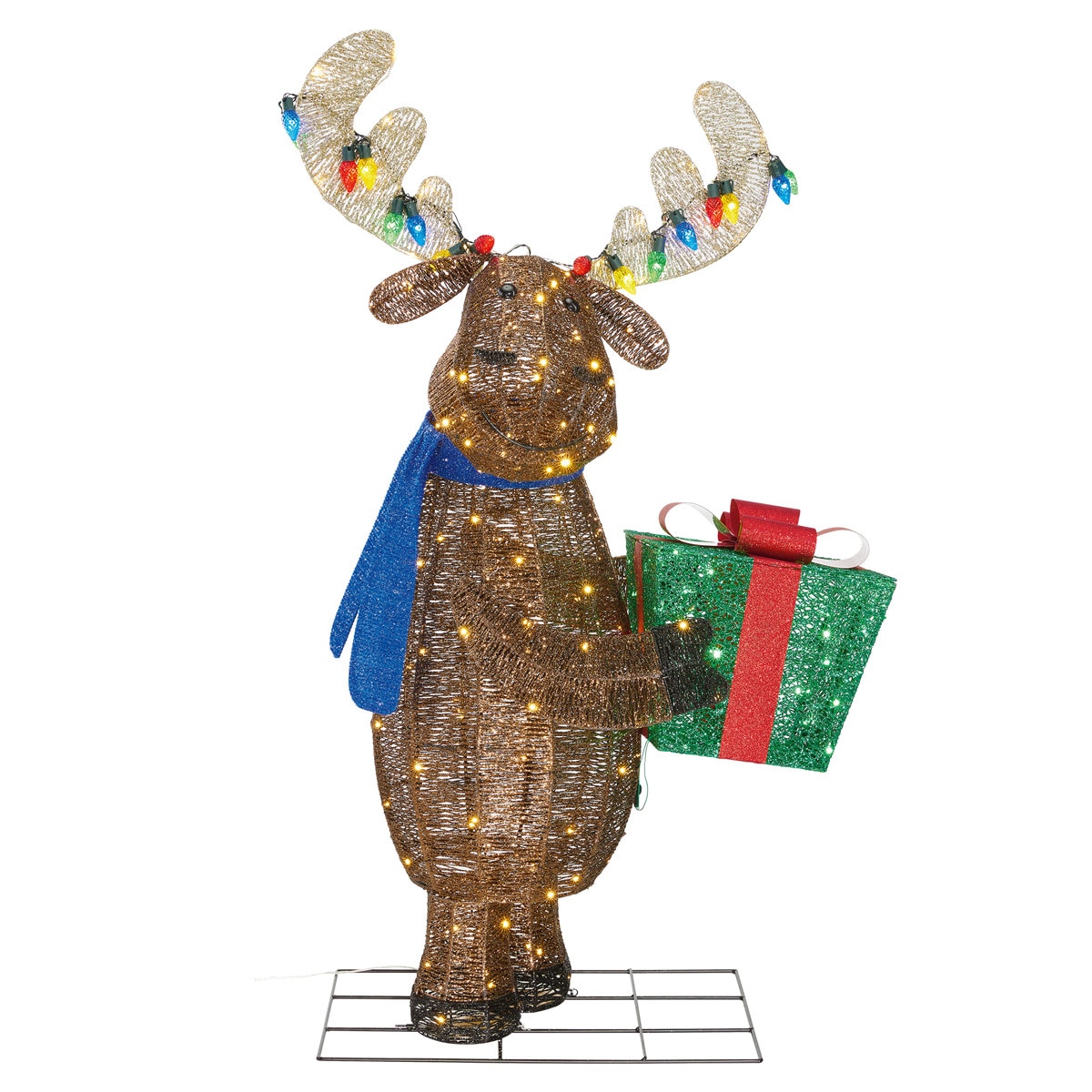 Glitter String Moose with LED Lights 1.52m | Costco Austr...