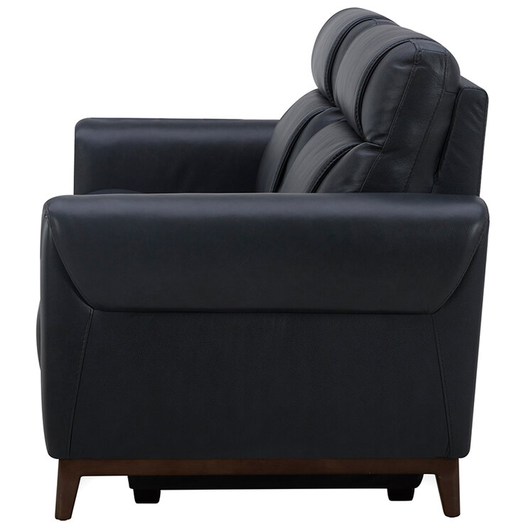 Aiden & Ivy Leather Power Reclining Sofa With Power Headrests Aiden & Ivy Leather Power Reclining Sofa With Power Headrests