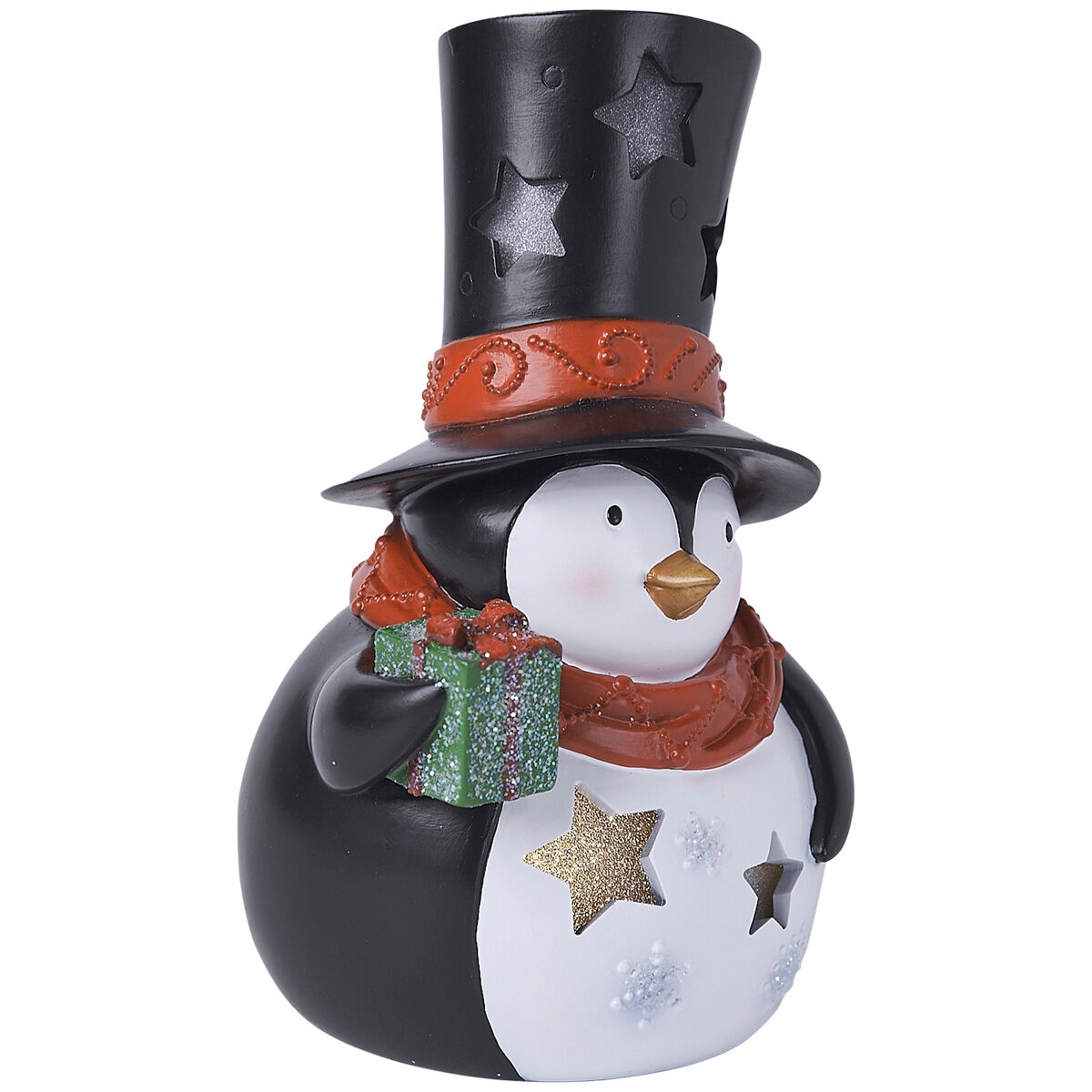 Holiday Figurine with LED lights Set of 4