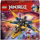 LEGO NINJAGO Ras and Arin’s Super Storm Jet Toy 71833