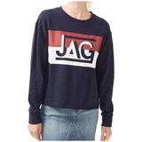 Jag Logo Crew Sweater - Navy