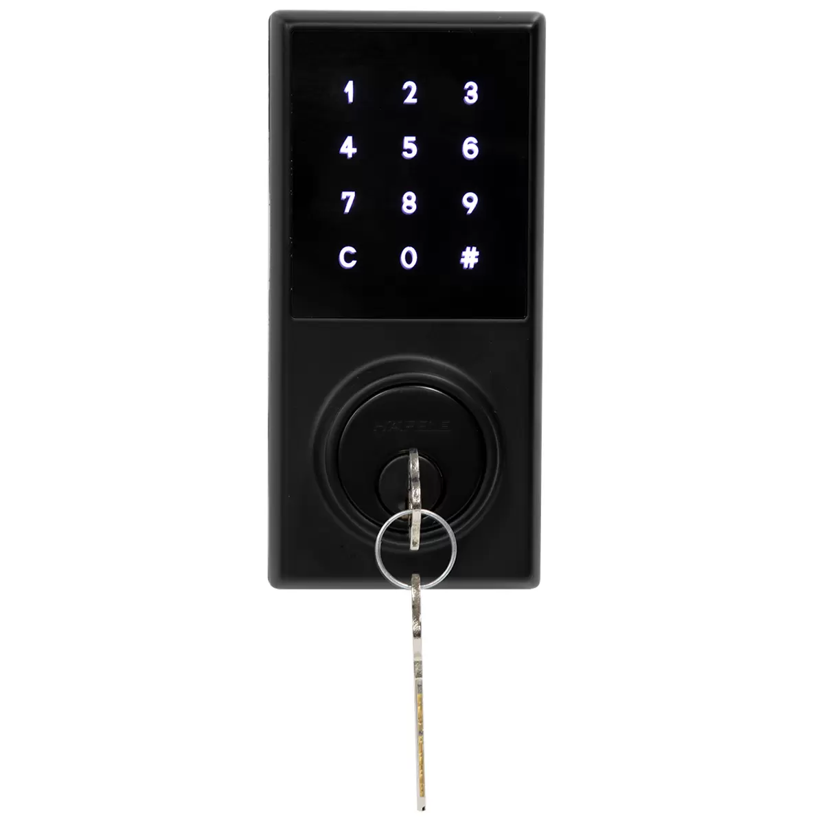 Hafele Digital Touch Control Dead Bolt Black