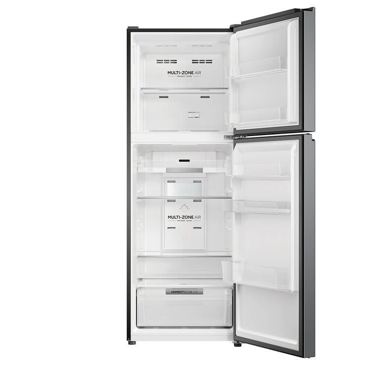 Haier 311L 300 Series Refrigerator Top Freezer Satina HRF330TS Haier 311L 300 Series Refrigerator Top Freezer Satina HRF330TS