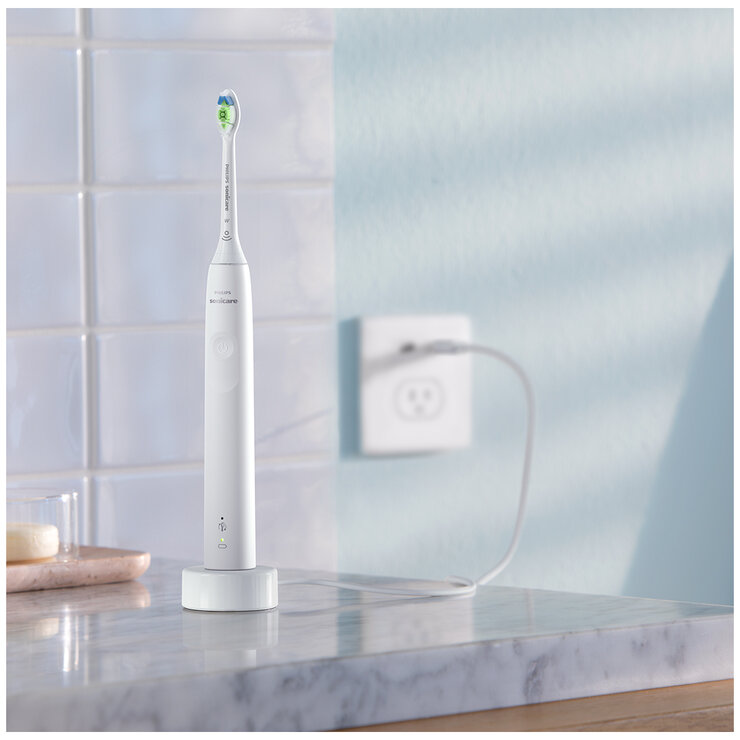 Philips Sonicare 3100 Range Black and White Bundle Pack Toothbrush HX3676/34 Philips Sonicare 3100 Range Black and White Bundle Pack Toothbrush HX3676/34