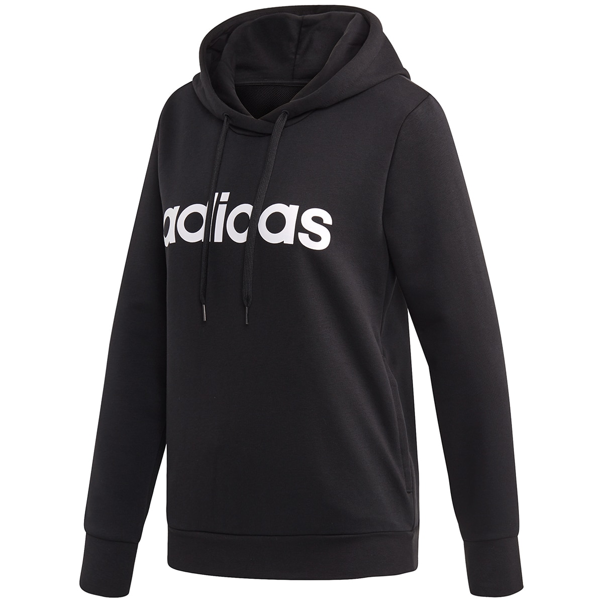 Adidas Women's Logo Pullover Hoodie Black/White | Costco Australia