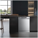 Hisense 60cm Freestanding Dishwasher Stainless Steel HSCM15FS