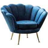 Hudson Living Rivello Armchair - Blue