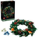 LEGO Icons Wreath Making Kit, Holiday Home Decor Set 10340