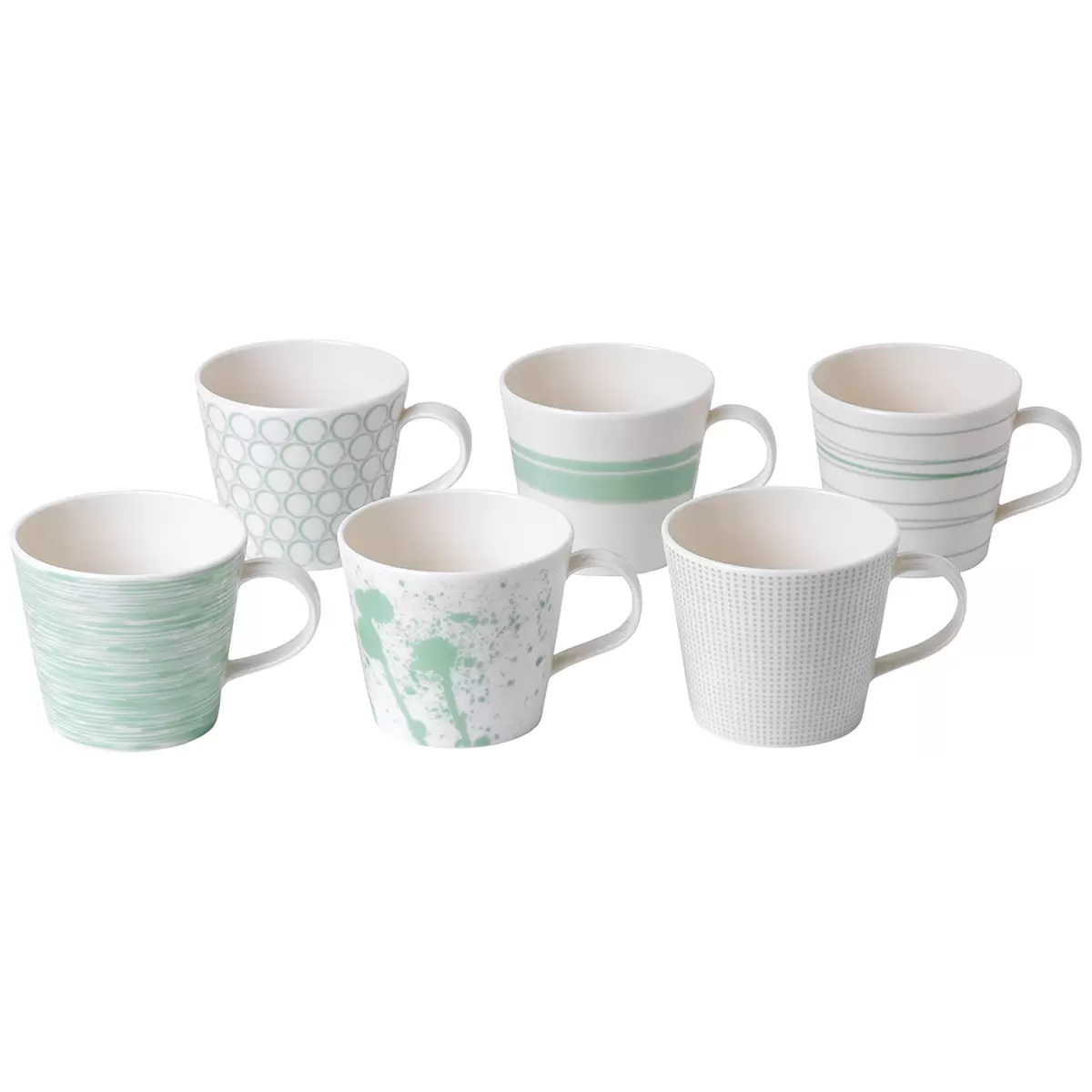 Royal Doulton Pacific Mint Mugs 6 Piece