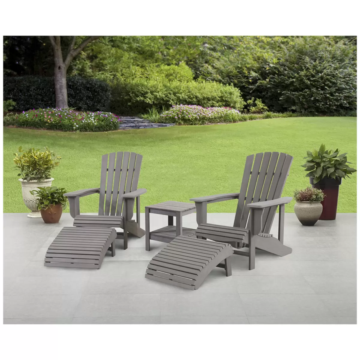 Faux Wood Adirondack 5 Piece Set