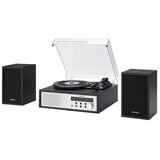 Crosley Sloane Shelf System Turntable Black CR7022A-BK4