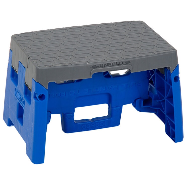 COSCO 1-Step Plastic Folding Step Stool 2 Pack COSCO 1-Step Plastic Folding Step Stool 2 Pack