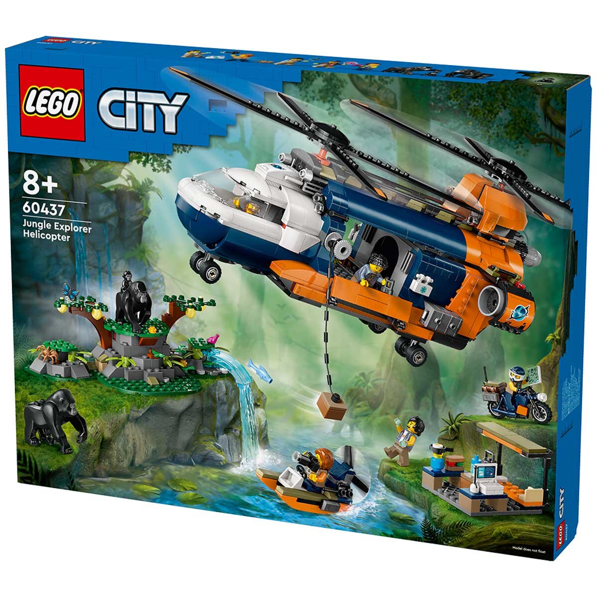 LEGO City Jungle Explorer Helicopter At Base Camp 60437