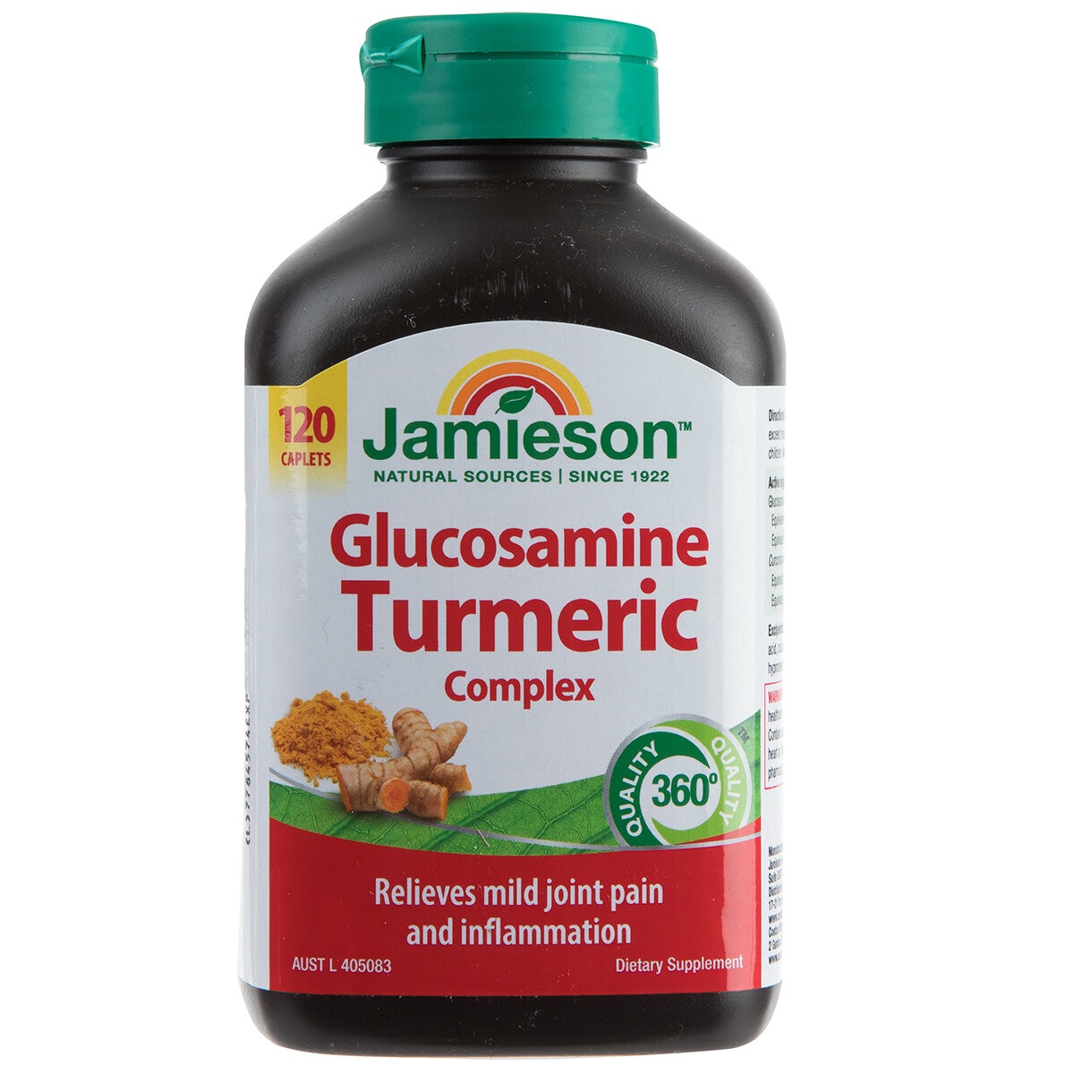 JAMIESON GLUCOSAMINE TURMERIC 120 COUNT