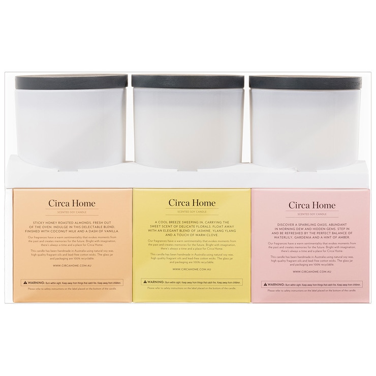 Circa Home Classic Candles 3pk Costco Australia