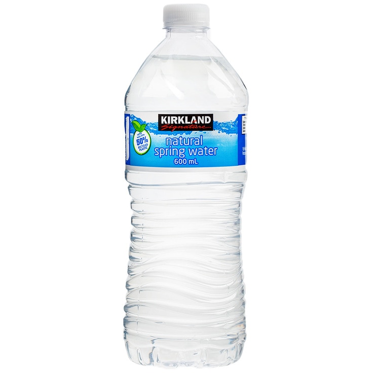 Kirkland Signature Natural Spring Water 30 x 600ml Bottles Costco