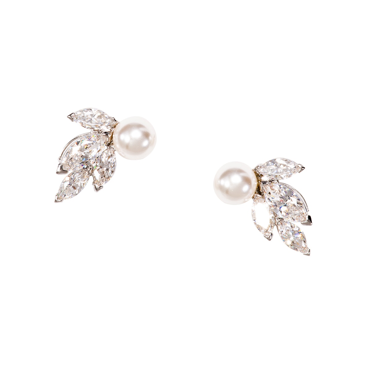 Swarovski Louison Pierced Earrings, White, Rhodium plated 5409732 - Morré  Lyons Jewelers