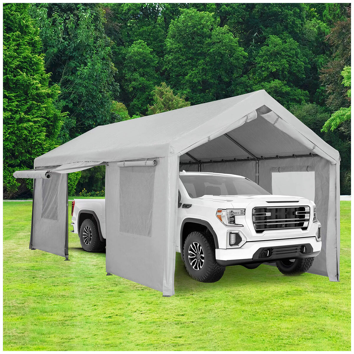 Car Canopy 3 x 6m - Grey Car Canopy 3 x 6m - Grey