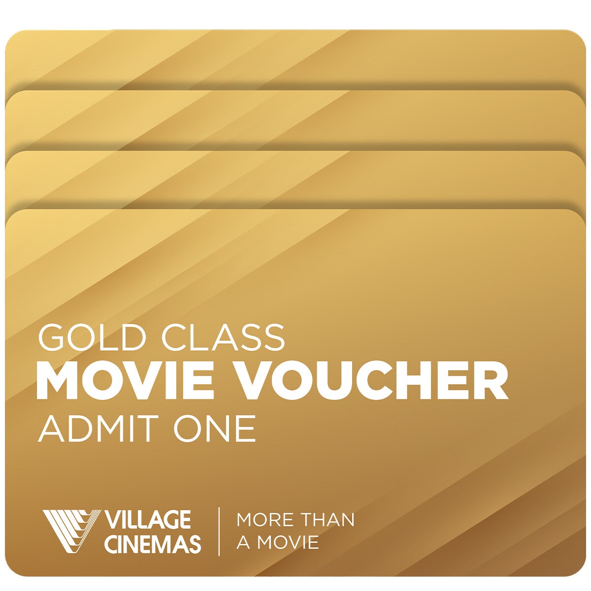 Village Cinema 4 x Gold Class Tickets