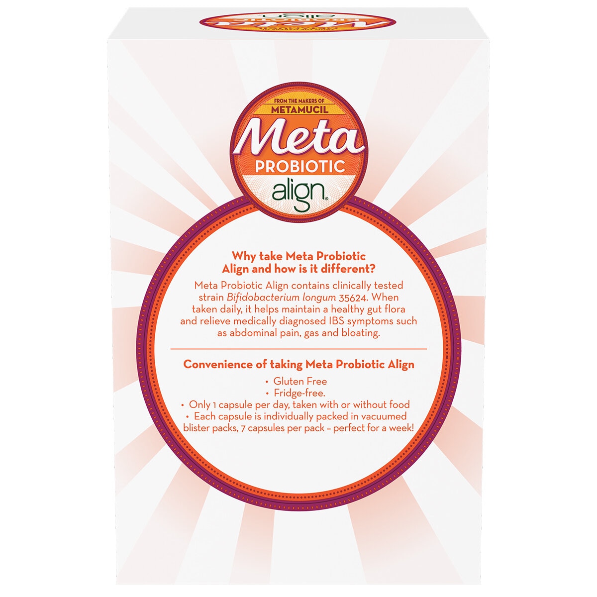 Meta Probiotic Align 63 Capsules