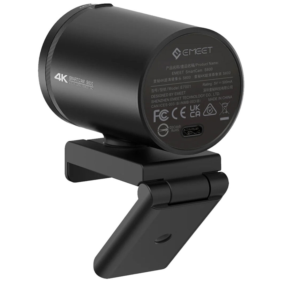 EMEET SmartCam S600 4K Streaming Webcam