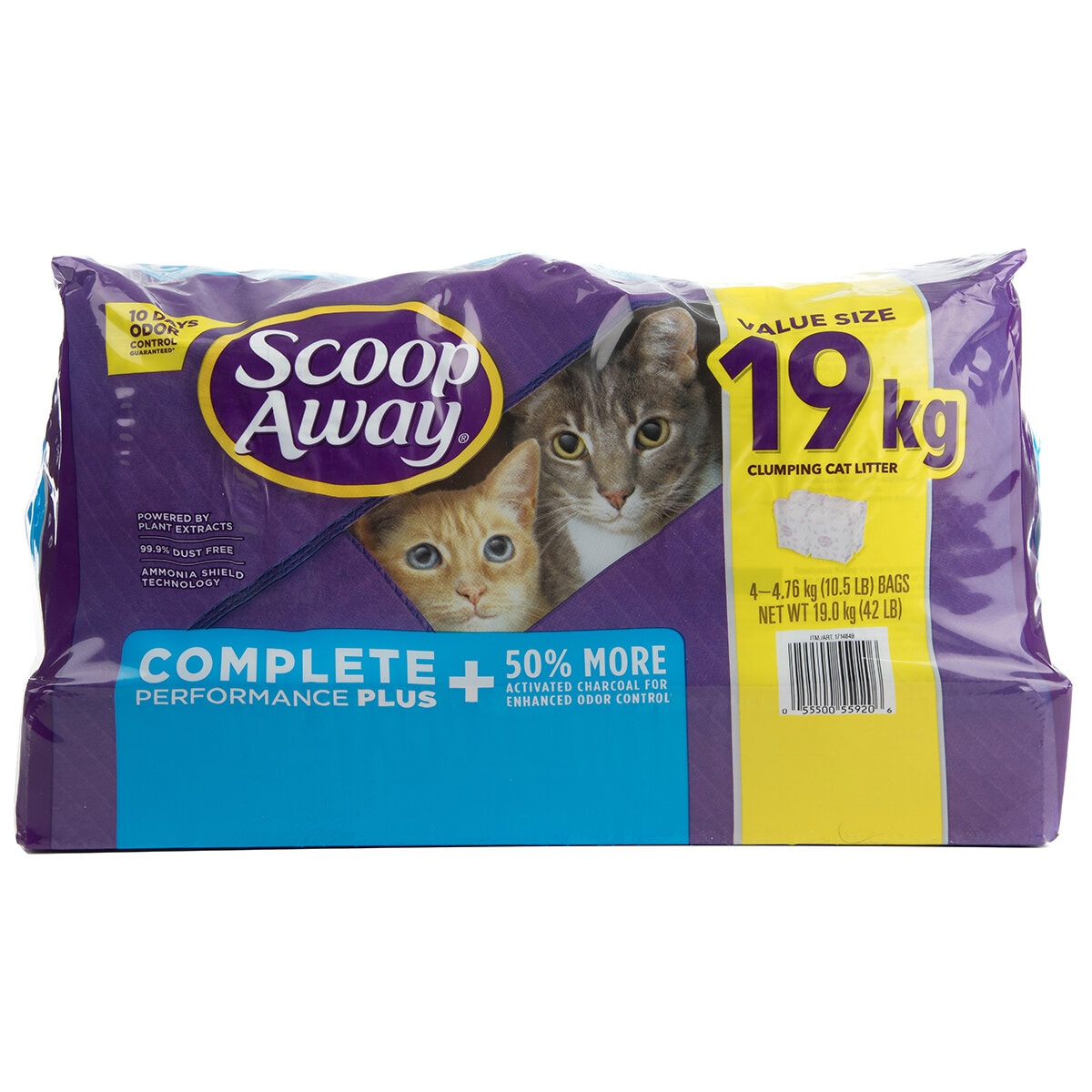 Scoop Away Cat Litter Perfomance Plus 19kg