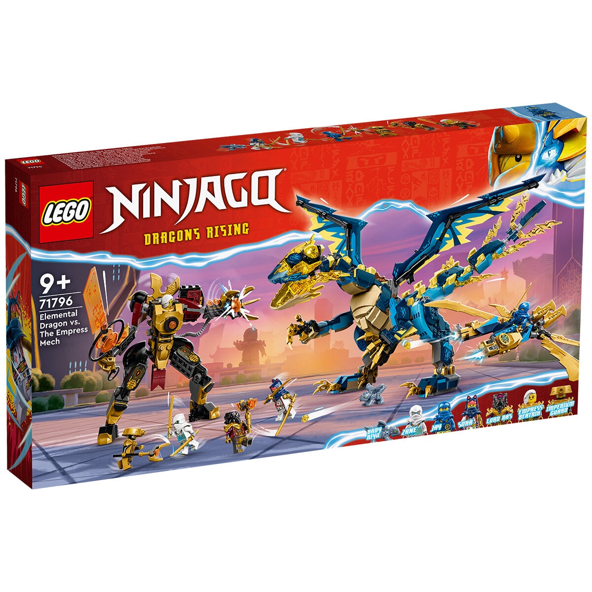 lego ninjago elemental dragon vs mech 71796