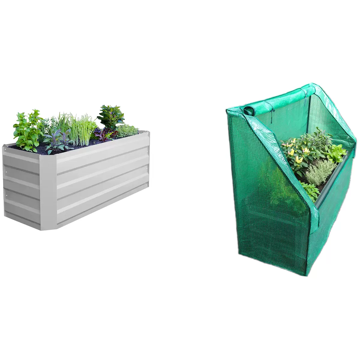 Greenlife Slimline Garden Bed & Greenhouse Cover 120 x 45 x 45cm 