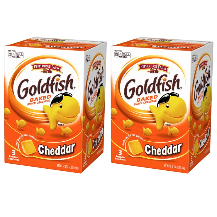 Pepperidge Farm Goldfish Crackers 2 x 1.6kg | Costco Australia