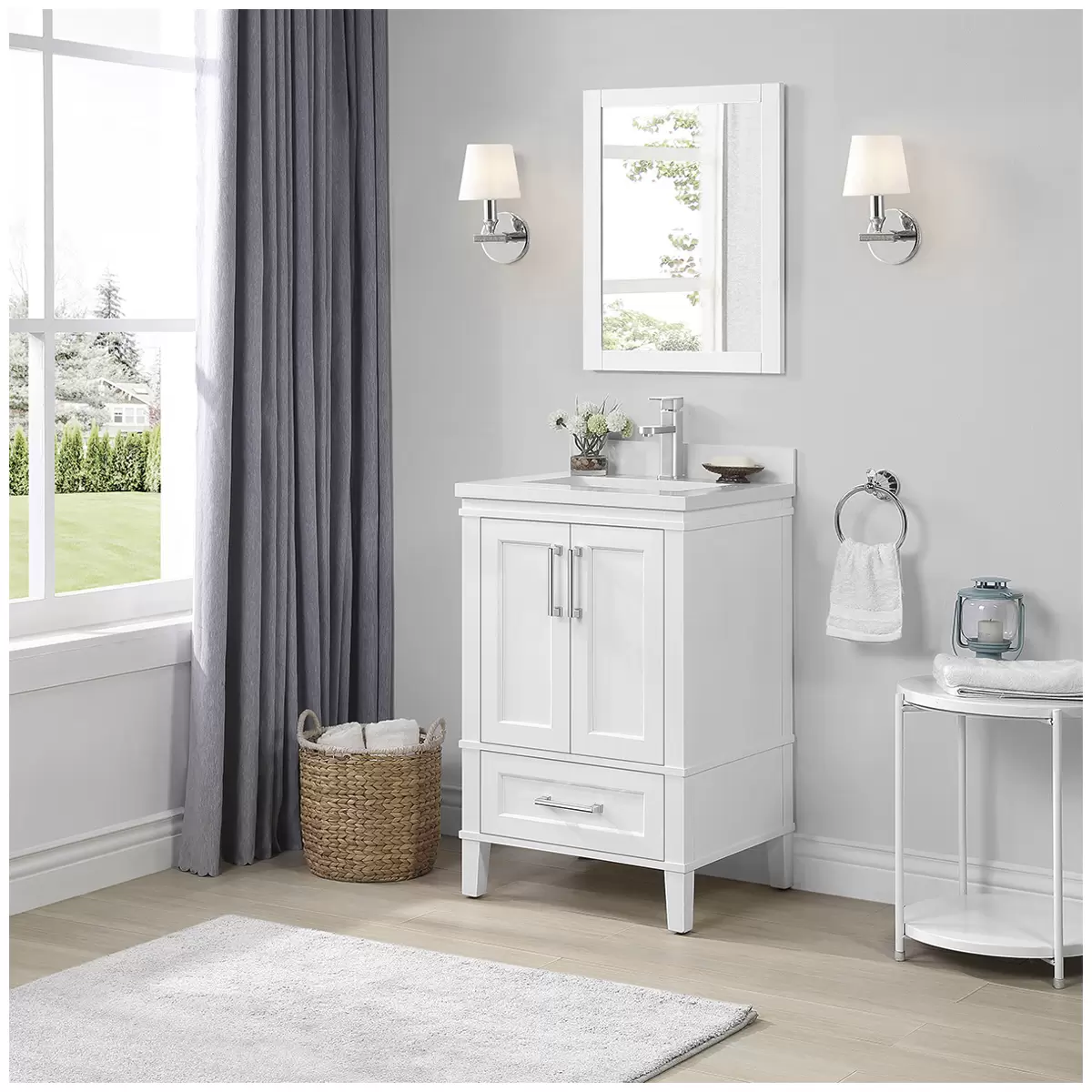 Ove Bath Vanity with Mirror 56cm