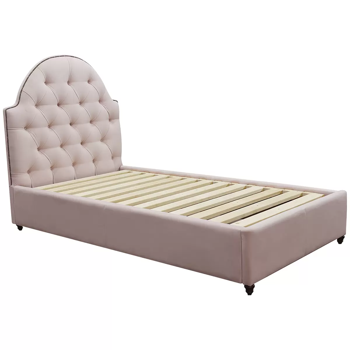 Moran Princess King Single Bed Head with Encasement and Slatted Base 