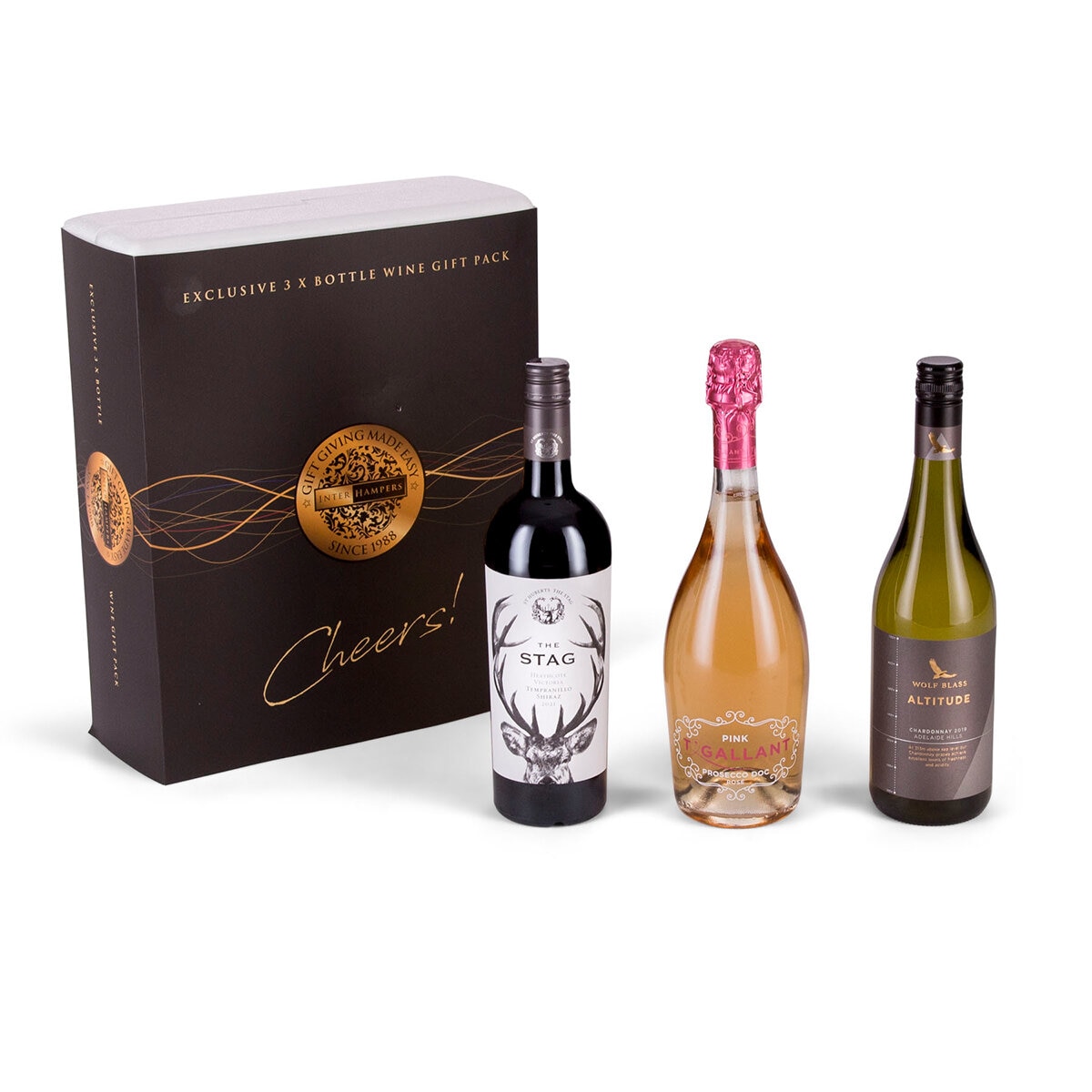 Interhampers Wine Lovers Pack Trio