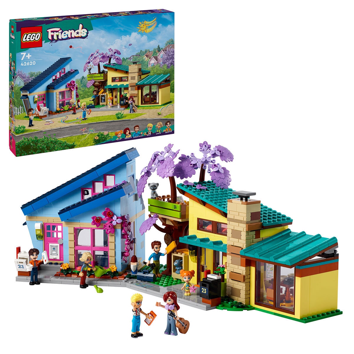 LEGO Friends Olly and Paisley's Family Houses 42620