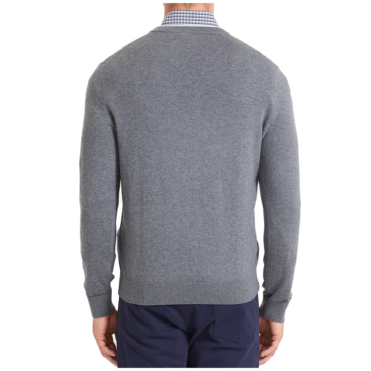 Sportscraft Men's V-Neck Knit Sweater Grey | Costco Australia
