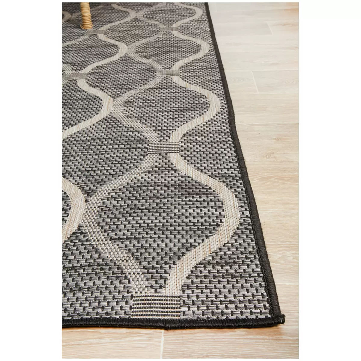 Rug Culture Terrace 5501 Black Indoor/Outdoor Rug 290 x 200cm