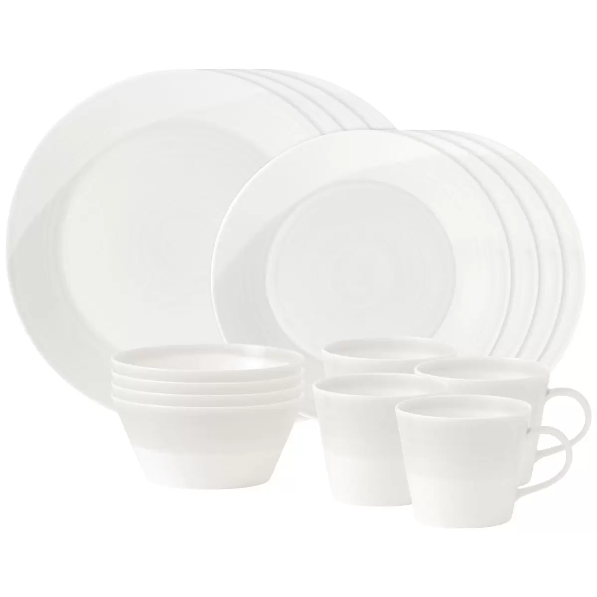 Royal Doulton 1815 White Dinnerware Set 16 Piece