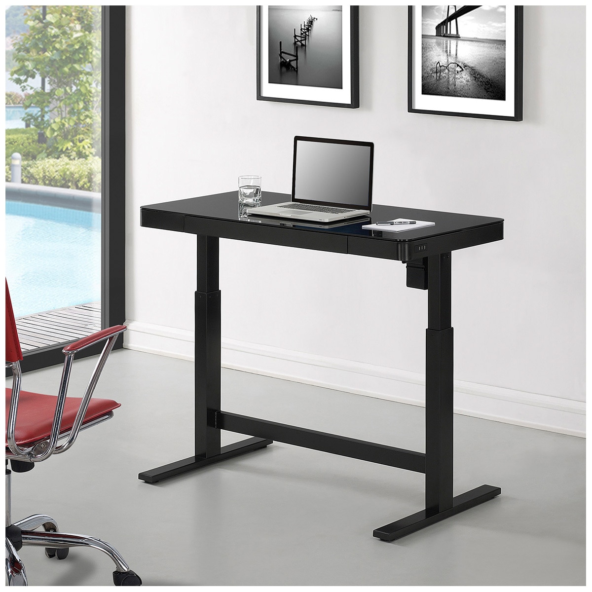 height adjustable standing desk costco