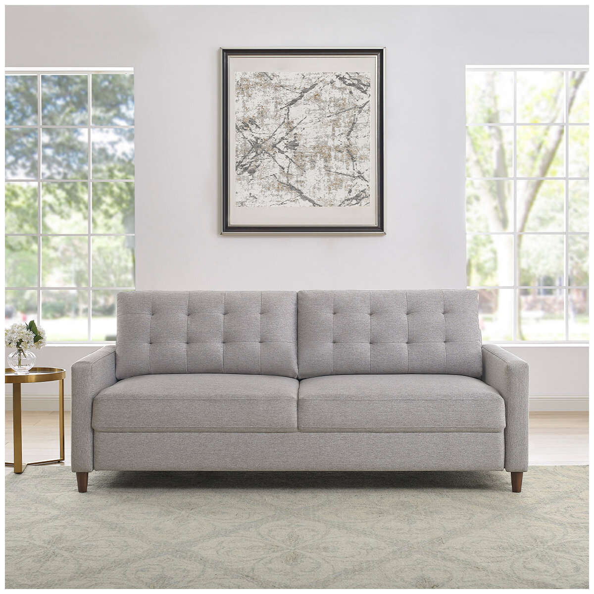 Lillian August Fabric Convertible Sofa