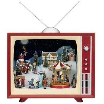 Animated TV With Lights And Music 45cm