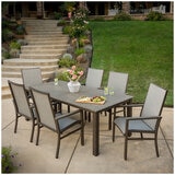 SunVilla Nichols Stationary 7 Piece Dining Set