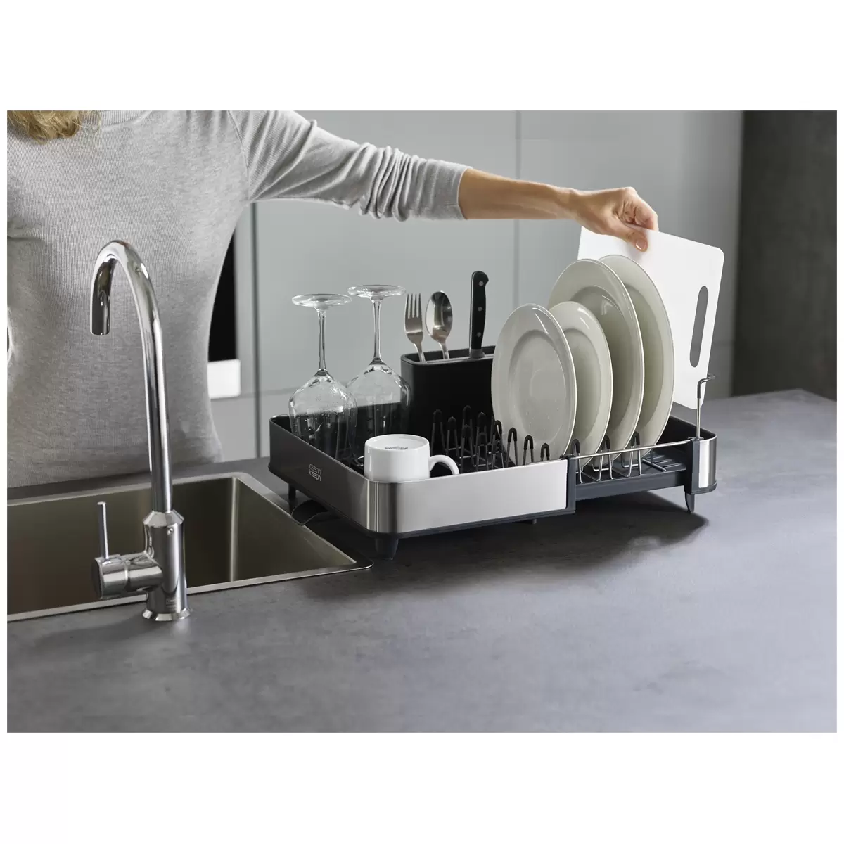 Joseph Joseph Sink Organisation 2 Piece Set With Soap Dispenser