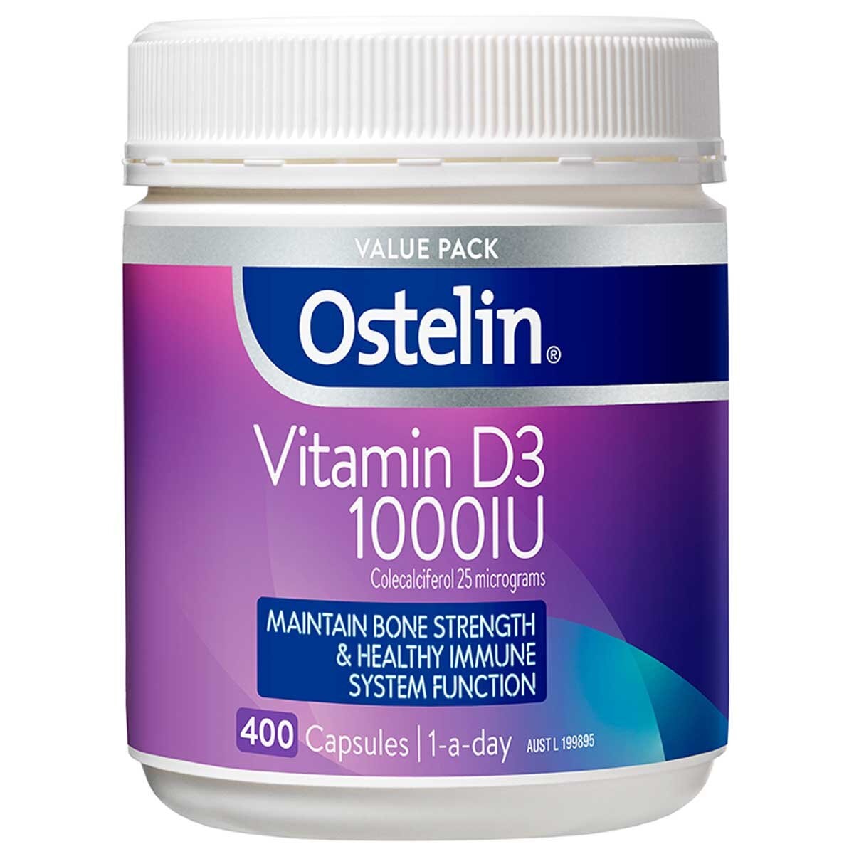 Ostelin Vitamin D3 1000IU 400 Capsules