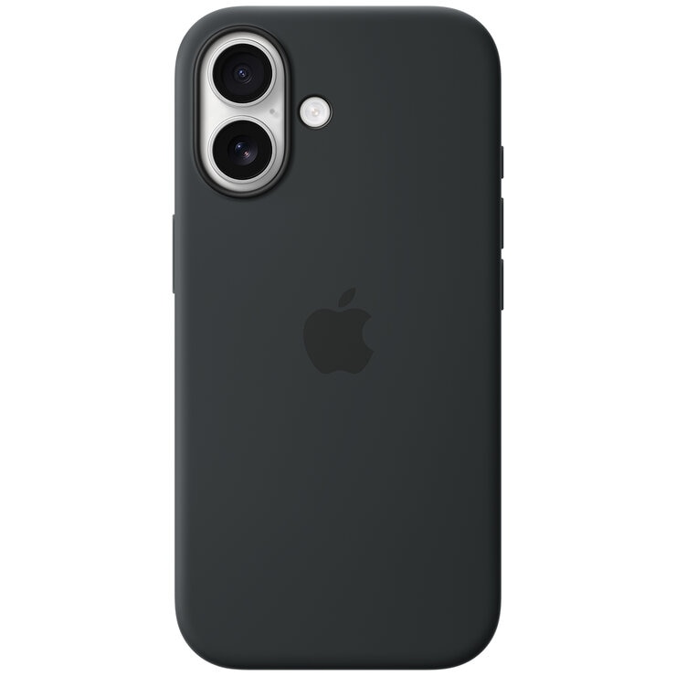 Apple iPhone 17 Silicone Case with MagSafe Black Apple iPhone 17 Silicone Case with MagSafe Black