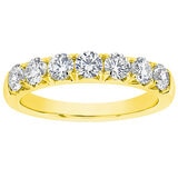 18KT Yellow Gold 1.03ctw Round Diamond Bridal Band