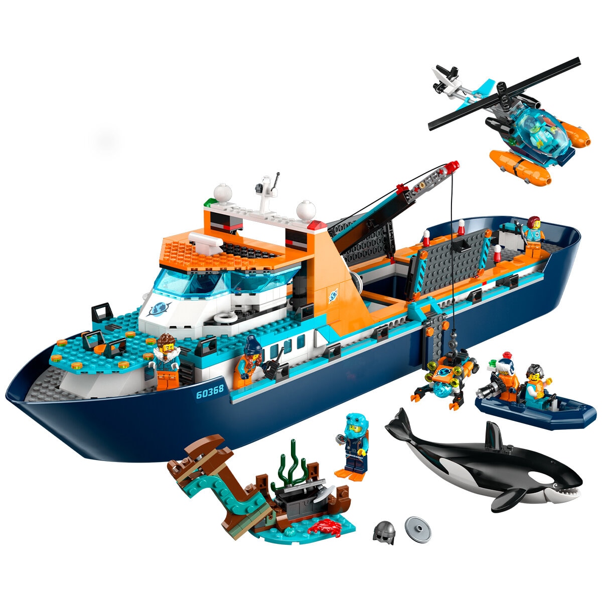 lego city arctic explorer ship 60368