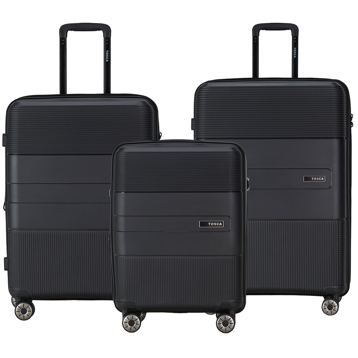 Tosca Orion Luggage 3 Piece Set Black Costco Australia