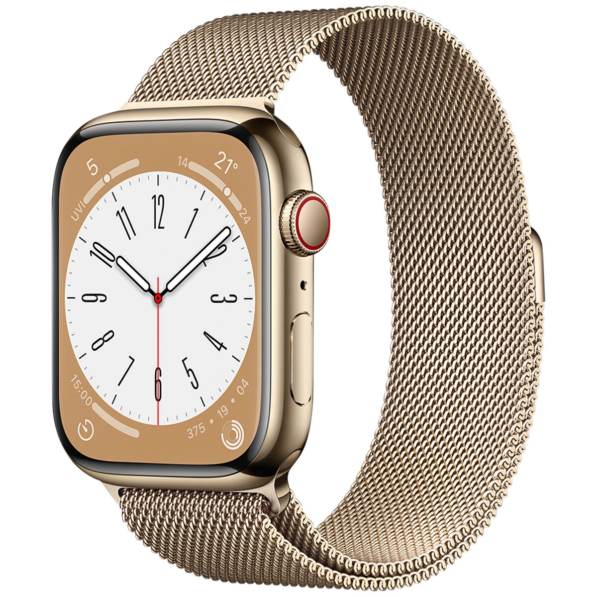 Apple Watch Series 8 GPS Cellular 45mm Gold Stainless S 