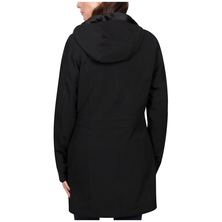 Kirkland Signature Women's Long Softshell Jacket Black | Costco Australia